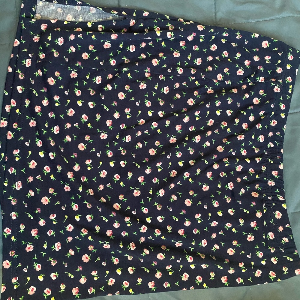 Flower tight shien skirt